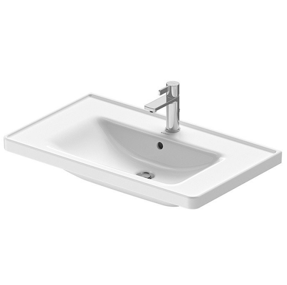 Duravit Раковина, No.1, шгв 800*480*165, отверстия для смесителя-1, WonderGliss, цвет белый 23678000001