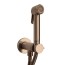 Гигиенический душ Bossini Paloma Brass E37005B.022 c прогрессивным смесителем со встраиваемой частью цвет бронза брашированная матовая