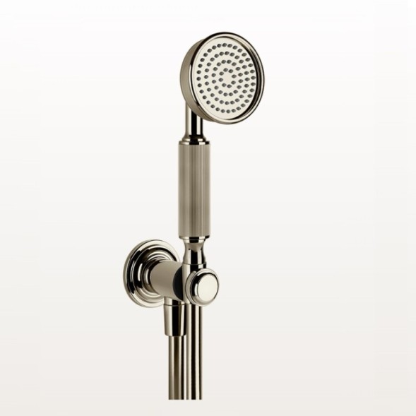 Gessi Душевой набор, VENTI20, цвет черный брашированный металл  65123#707