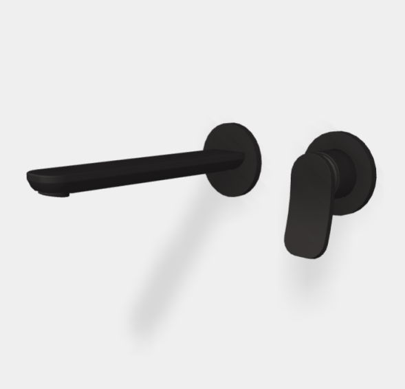 Смеситель для раковины, Fima Carlo Frattini, Flo', цвет-черный матовый F3821WLX8NS