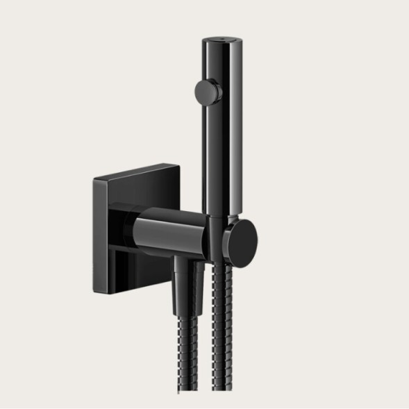 Gessi Гигиенический душ, цвет черный металл  59153#706