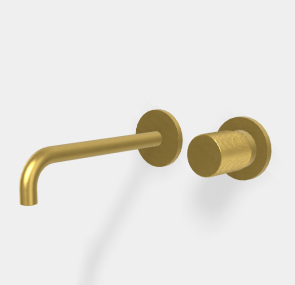 Смеситель для раковины, Fima Carlo Frattini, Spillo Tech, G COLLECTION, цвет-брашированное золото F3051tWLX9GOS