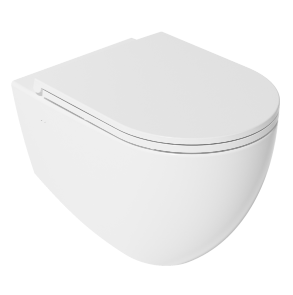 Унитаз ISVEA Infinity Vortex (смыв торнадо), подвесной ШГВ 365*530*400 цвет белый 10NF02003