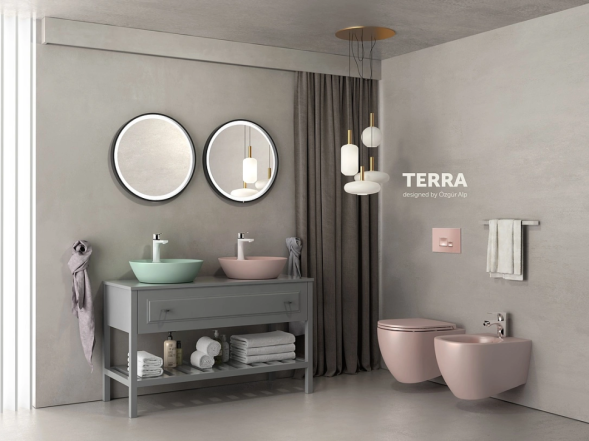 Тумба напольная под раковины ISVEA Terra 120 цвет серый 21TR1085120I