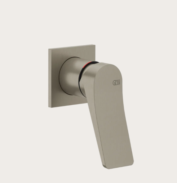Gessi Смеситель для ванны и душа, Rilievo, цвет Никель матовый 59019#149