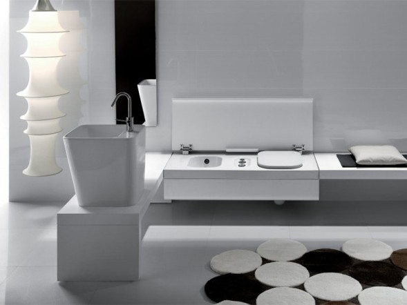 Модуль HATRIA G-FULL YXJS01 подвесной унитаз и биде цвет белый