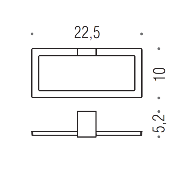Полотенцедержатель COLOMBO DESIGN MINI Q B5031.GM кольцо цвет графит матовый