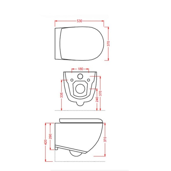 Унитаз Artceram File 2.0 подвесной безободковый цвет матовый Bl FLV004 17 30