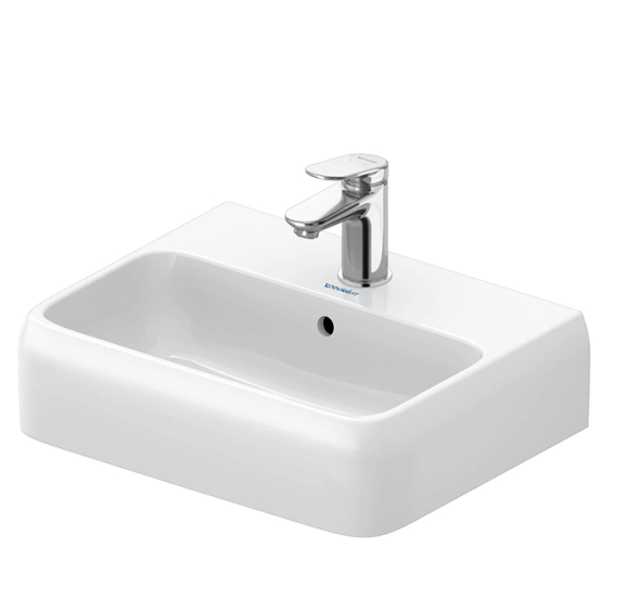 Duravit Раковина, Qatego, шгв 450*350*145, отверстия для смесителя-1, цвет белый 0746450000