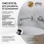 Paini 7GCR208 Смеситель для раковины Кокс Грип встраиваемый, хром
