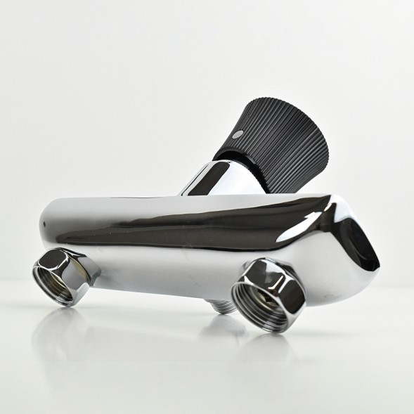 Paini 18CR511PZ Смеситель для душа Домус , хром/брашированный чёрный