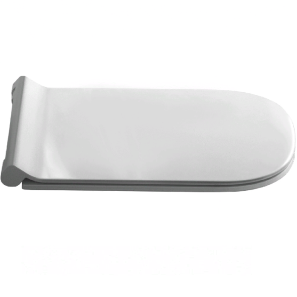 Сиденье с крышкой GALASSIA Meg11 PRO 5479 супер тонкое цвет белый глянцевый
