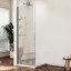 Vincea Душевая перегородка Волк-Ин (Walk-In) VSW-1HWS100MRGM, 1000*2000, вороненая сталь, стекло зеркальное