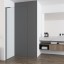 Vincea Душевая перегородка Волк-Ин (Walk-In) VSW-7HA900CLB, 900*2000, черный матовый, стекло прозрачное