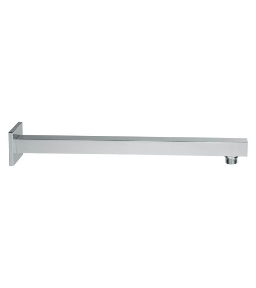 Emmevi, настенный квадратный кронштейн 40 см, для верхнего душа, подключение 1/2", цвет брашированный никель C00728/NS