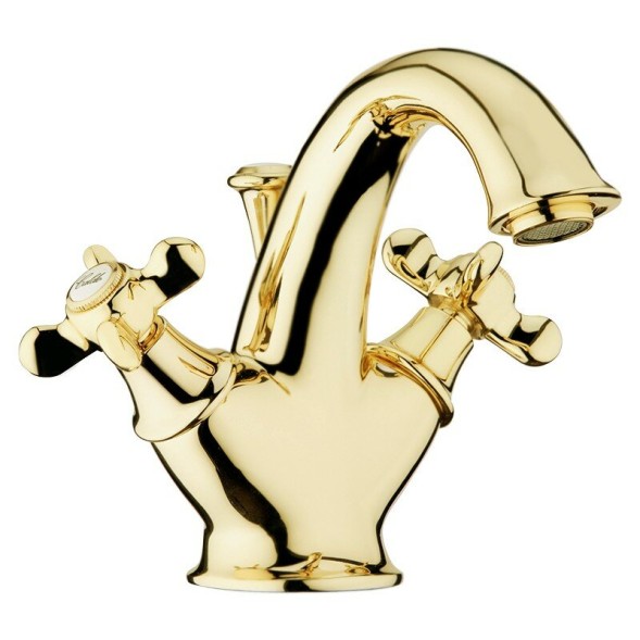 Смеситель для раковины Webert Ottocento OT700102010. золото