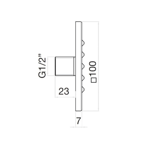 Форсунка гидромассажная Webert AC0334740. белый
