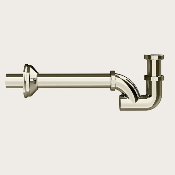 Gessi Сифон, Technical Accessories, для раковины, округлый, 1 1#4", цвет брашированный никель  01377#149