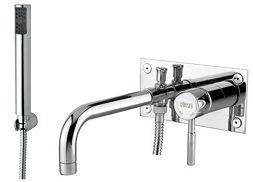 Fiore Xenon, однорычажный встраиваемый смеситель для ванны, цвет золото