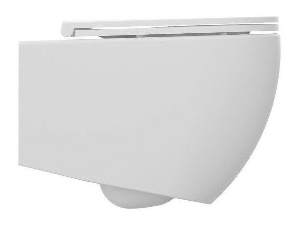 Унитаз ISVEA Infinity Vortex (смыв торнадо), подвесной ШГВ 365*530*400 цвет белый матовый 10NF02003-2L