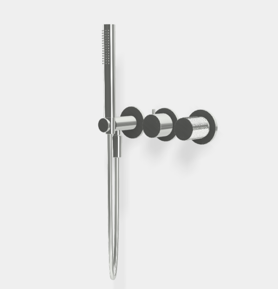 Смеситель для душа, Fima Carlo Frattini, Spillo Tech, G COLLECTION, на 2 потребителя, цвет-хром F3049TWX8GCR