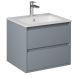 Тумба под умывальник подвесная Isvea Pro 60 серый без раковины 21MG1070060I