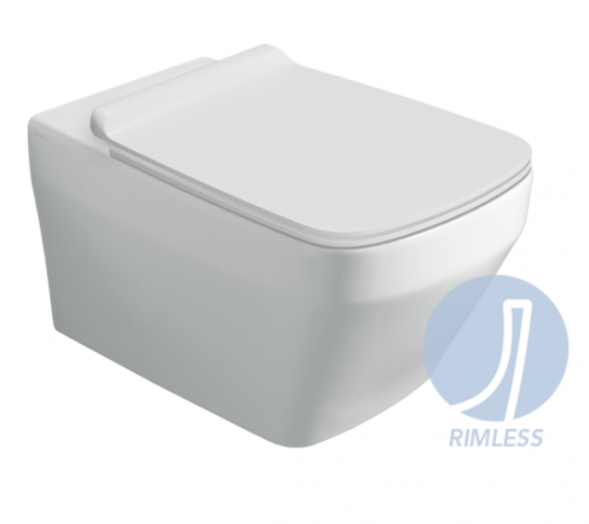 Унитаз SIMAS BADEN BADEN подвесной безободковый цвет белый матовый BB18/F85.BM