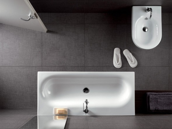 Раковина HATRIA DAYTIME Y0YR01 подвесная или на тумбу с одним отверстием с переливом цвет белый