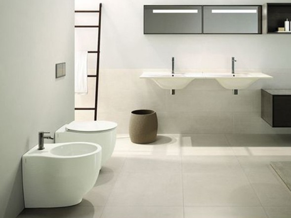 Биде HATRIA LE FIABE Y1DZ01 напольное цвет белый