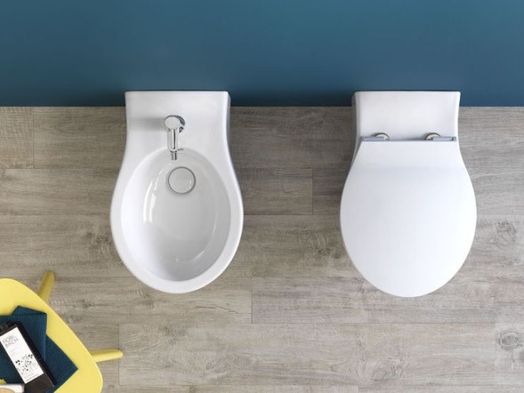 Биде HATRIA LE FIABE Y1DZ01 напольное цвет белый