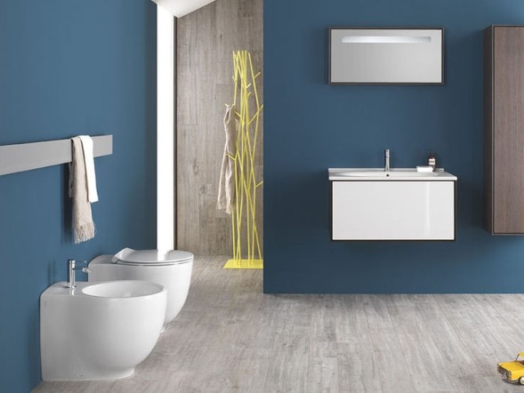 Биде HATRIA LE FIABE Y1DZ01 напольное цвет белый