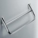 Полотенцедержатель COLOMBO DESIGN LAND B2888 широкий двойной цвет хром