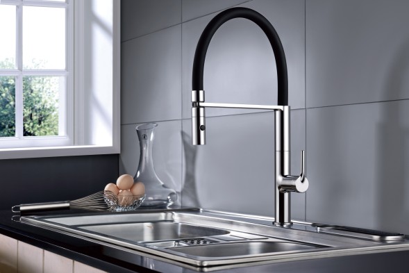 Смеситель для кухни Vincea VKF-114CH, хром