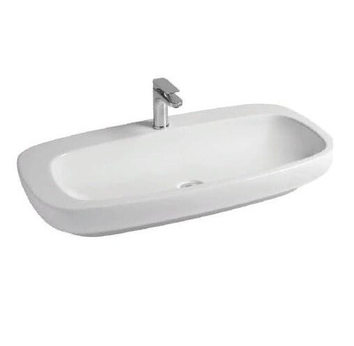 Раковина Artceram Dial  накладная с одним отверстием цвет белый DAL004 01 00