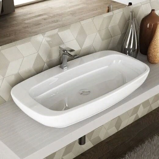 Раковина Artceram Dial  накладная с одним отверстием цвет белый DAL004 01 00