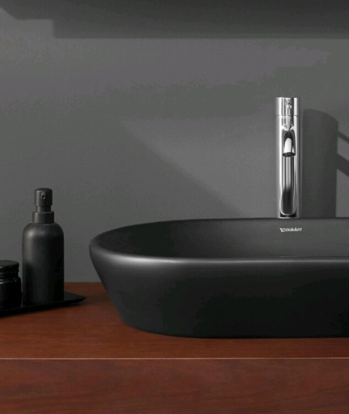 Duravit Раковина, D-Neo, шгв 400*400*120, отверстия для смесителя-отсутствуют, цвет антрацит матовый 2371401370