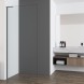 Vincea Душевая перегородка Волк-Ин (Walk-In) VSW-7HA700CLGM, 700*2000, вороненая сталь, стекло прозрачное