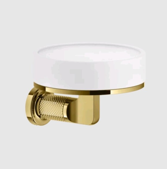 Gessi Мыльница, Inciso, шгв 115*125*84, цвет белый#черный металл  58501#706