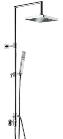 Emmevi, душевая колонна C02595E, цвет черный матовый C02595ENEO