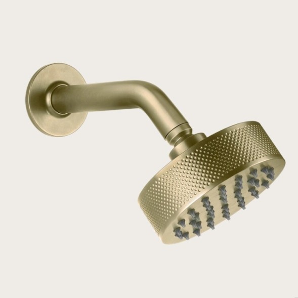 Gessi Верхний душ, 316 Bath Shower, 355*355, цвет Матовая латунь  54152#727