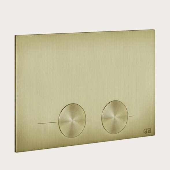 Gessi Клавиша смыва, для унитаза, шгв 215*5*145, цвет золото   54615#246