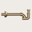 Gessi Сифон, Technical Accessories, для раковины, округлый, 1 1#4", цвет медь брашированная  01377#708