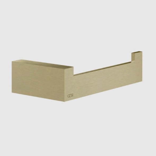 Gessi Бумагодержатель, Rettangolo, шгв 155*75*35, цвет Латунь матовая  20855#727