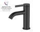 AQG Urban Flow, однорычажный смеситель для раковины без донного клапана, цвет черный матовый