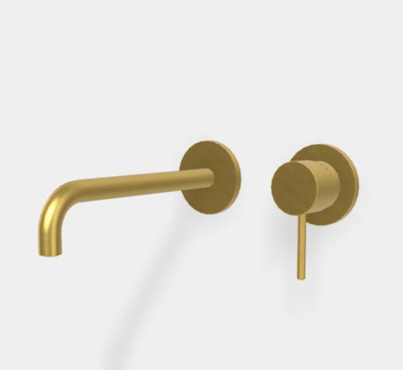 Смеситель для раковины, Fima Carlo Frattini, Spillo Up, цвет-брашированное золото F3051WLX9OS