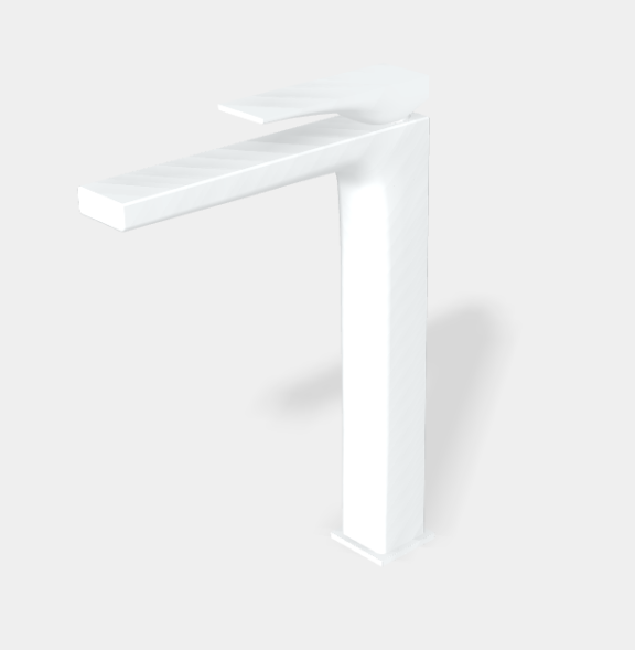 Смеситель для раковины, Fima Carlo Frattini, Zeta, цвет-белый матовый F3961/HNBS