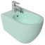 Биде ISVEA Infinity подвесной ШГВ 365*530*400, цвет мятно-зеленый матовый 10NF41001-2T