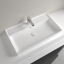 Villeroy&amp;Boch Раковина, Collaro, шгв 800*470*160, отверстия для смесителя-1 сквозное, 2 промаркированных, CeramicPlus, цвет-альпийский белый 4A3381R1