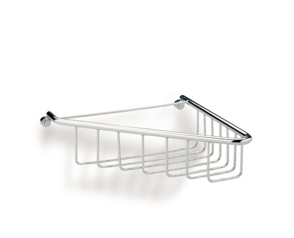 Stil Haus, решётка в ванную 1-уровневая угловая, высота 5 см, цвет хром