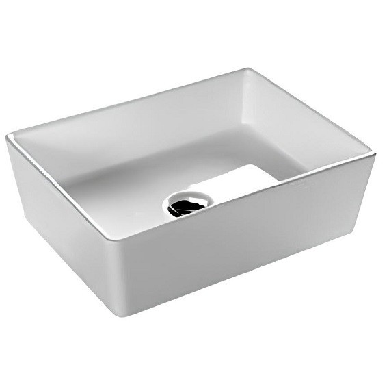 Раковина HATRIA HAPPY HOUR YXSQ01 встраиваемая снизу без отверстия без перелива цвет белый